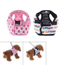 Load image into Gallery viewer, Cute Strawberry Bear Dog Harness for Small Dogs